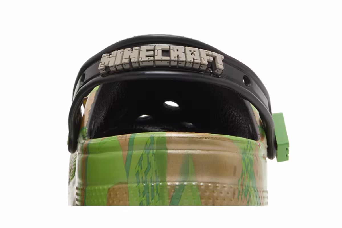 Minecraft x Crocs Classic Clog Grass Block, view 8
