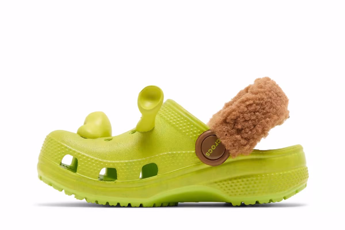 DreamWorks x Crocs Classic Clog Toddler Shrek, view 4