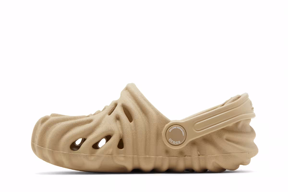 Salehe Bembury x Crocs Pollex Clog Toddler Stone Soup, view 4