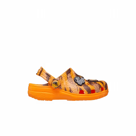 Crocs Jurassic World x Classic Clog Toddler 'Orange Zing'