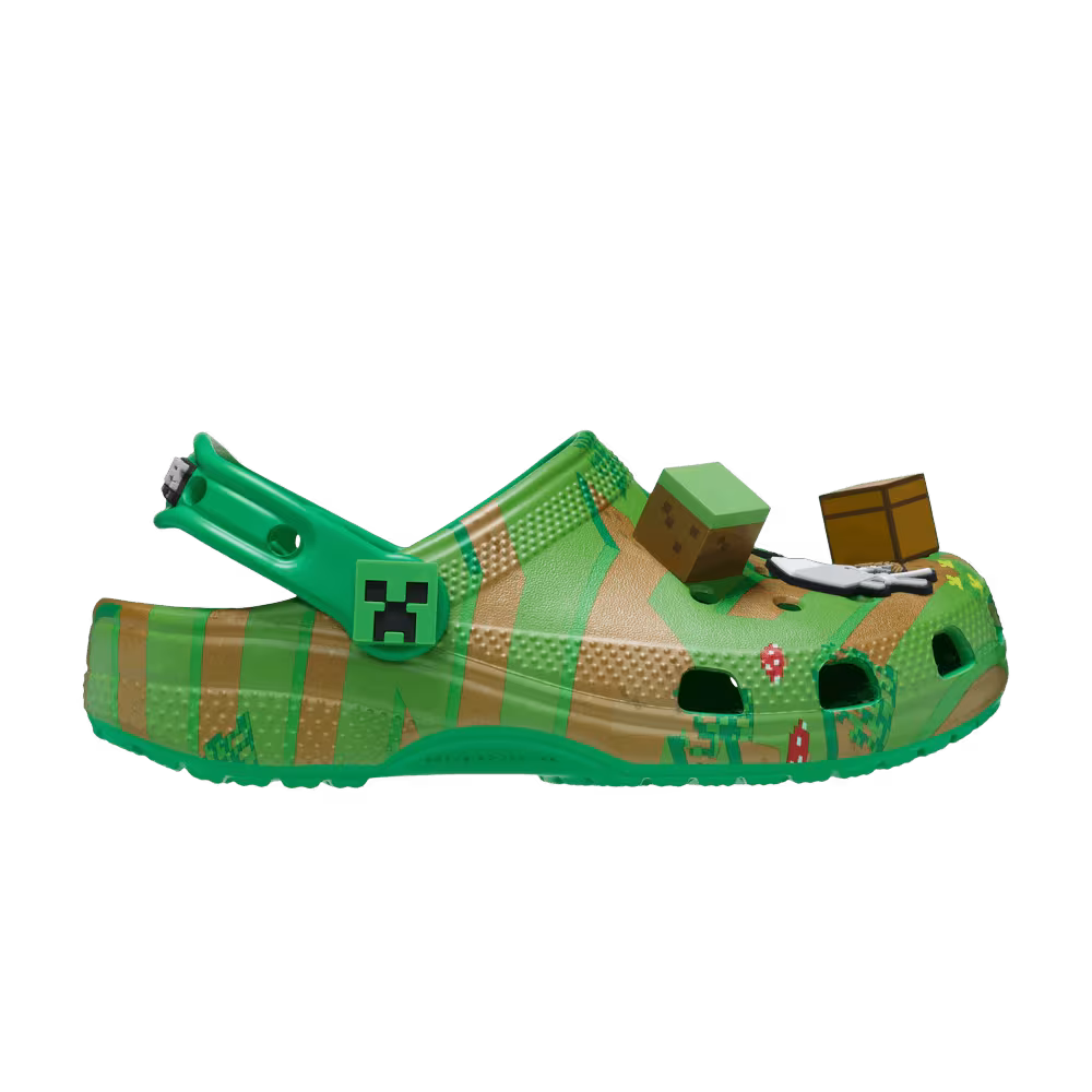 Minecraft x Crocs Classic Clog Kids Grass Block