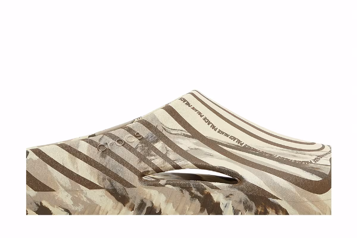 Palace x Crocs Mellow Slide Bone, view 3
