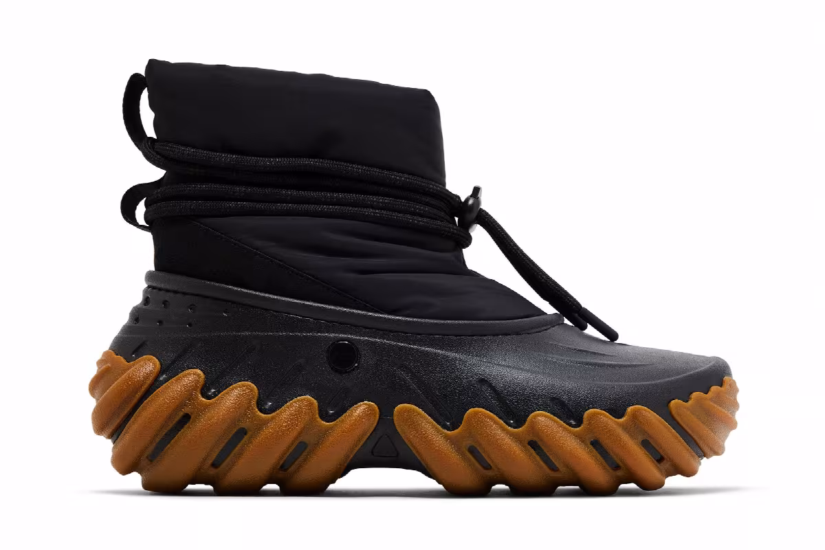 Crocs Echo Boot Black Gum, view 2