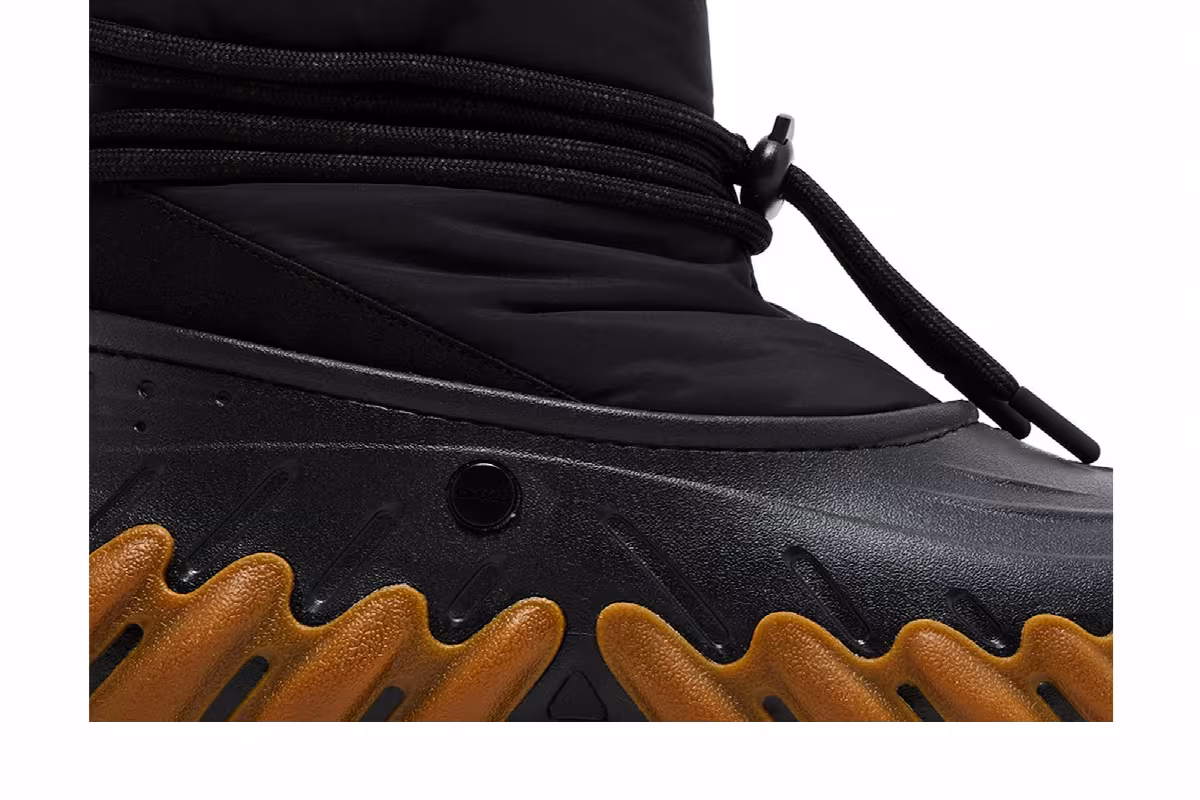 Crocs Echo Boot Black Gum, view 3