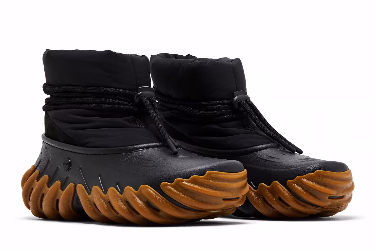 Crocs Echo Boot Black Gum, view 9