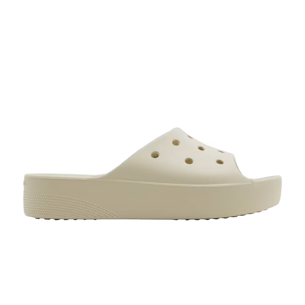Crocs Women's Classic Platform Slide Bone