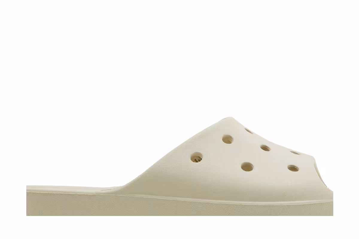 Crocs Women's Classic Platform Slide Bone, view 3