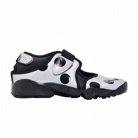 Nike Wmns Air Rift 'Polka Dots Black Metallic Silver'