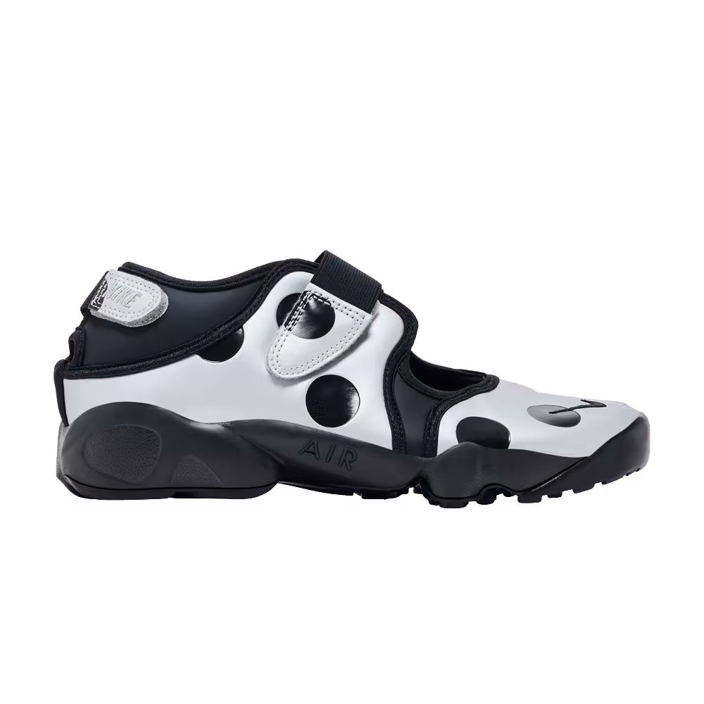 Nike Women's Air Rift Polka Dots Black Metallic Silver