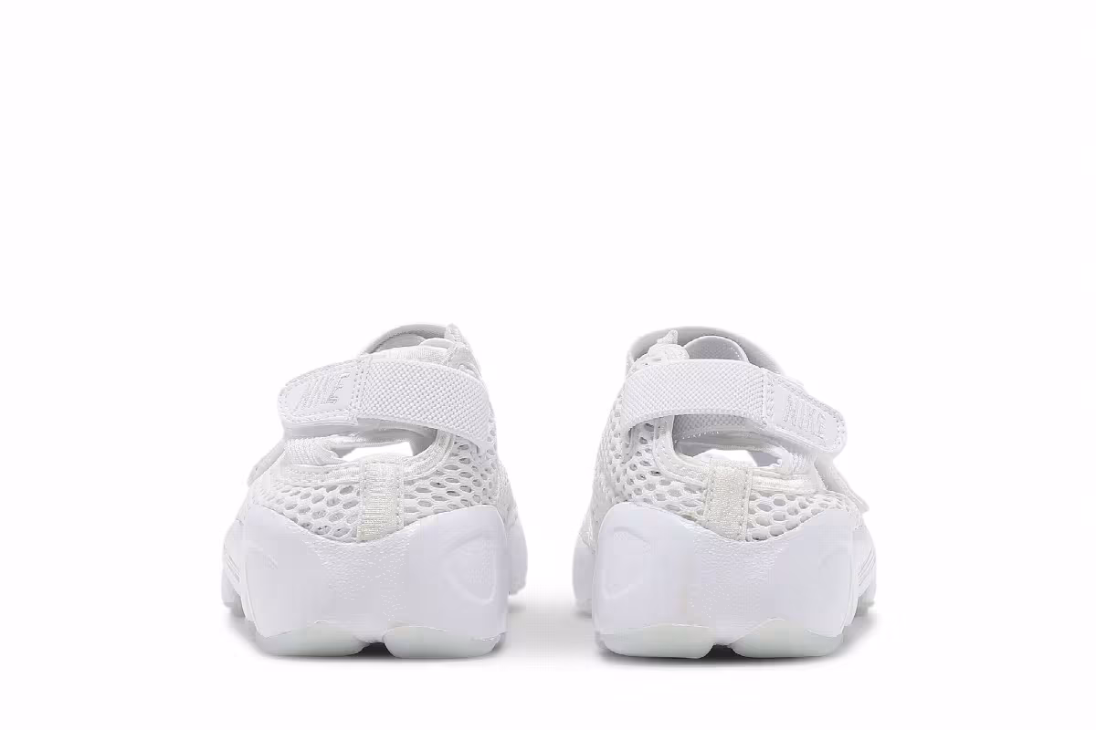 Nike Women's Air Rift Breathe Triple White, view 7