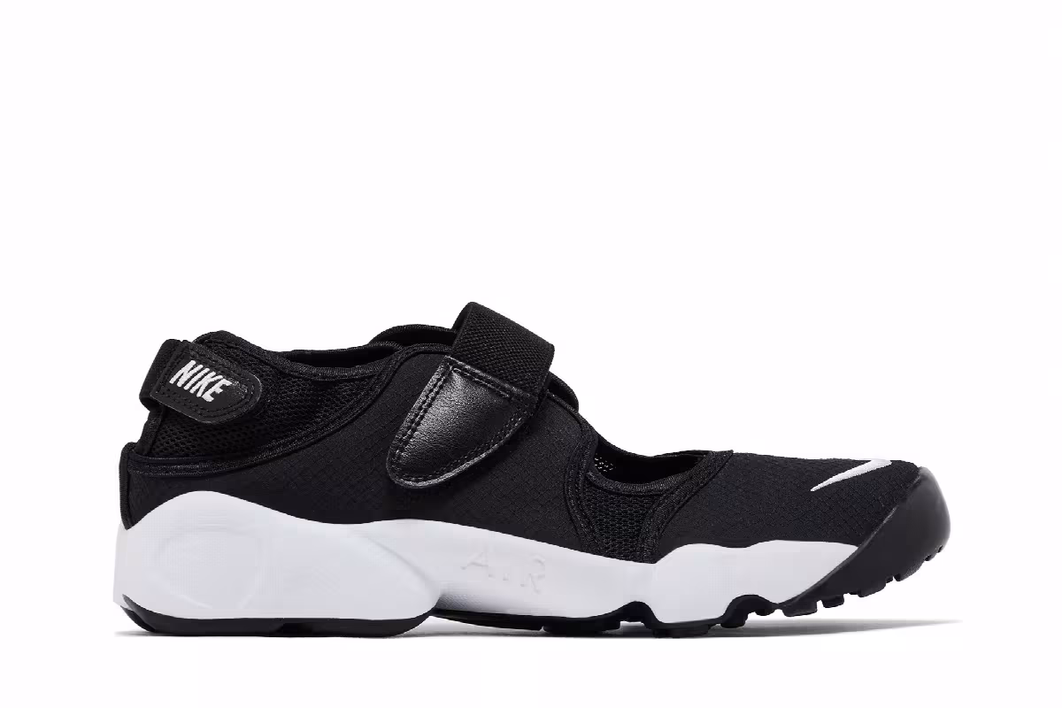 Nike Women's Air Rift Breathe Black White, view 2