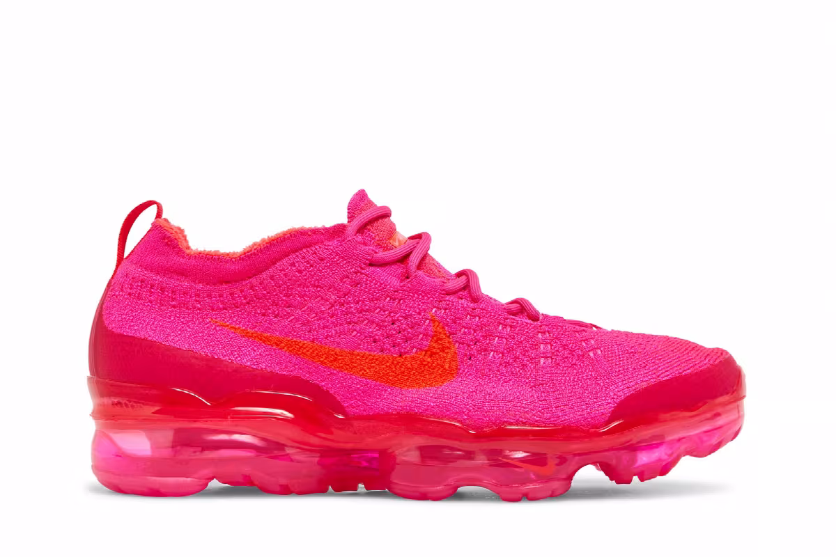 Nike Women's Air VaporMax 2023 Flyknit Pink Blast, view 2