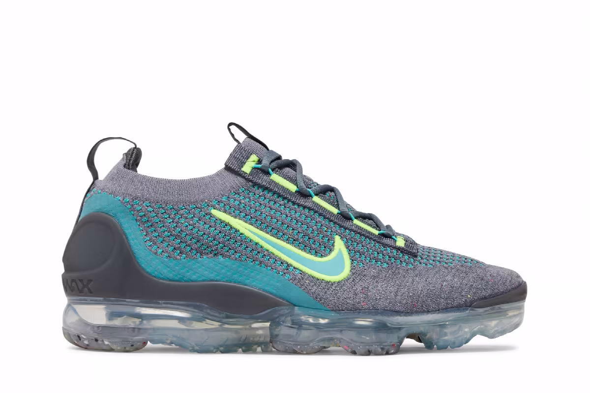 Nike Air VaporMax 2021 Flyknit Grey Teal, view 2