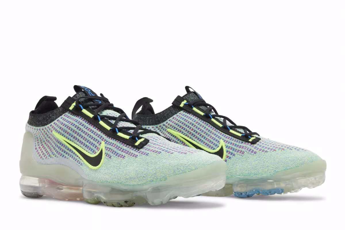 Nike Air VaporMax 2021 Flyknit Next Nature Volt Photo Blue, view 9
