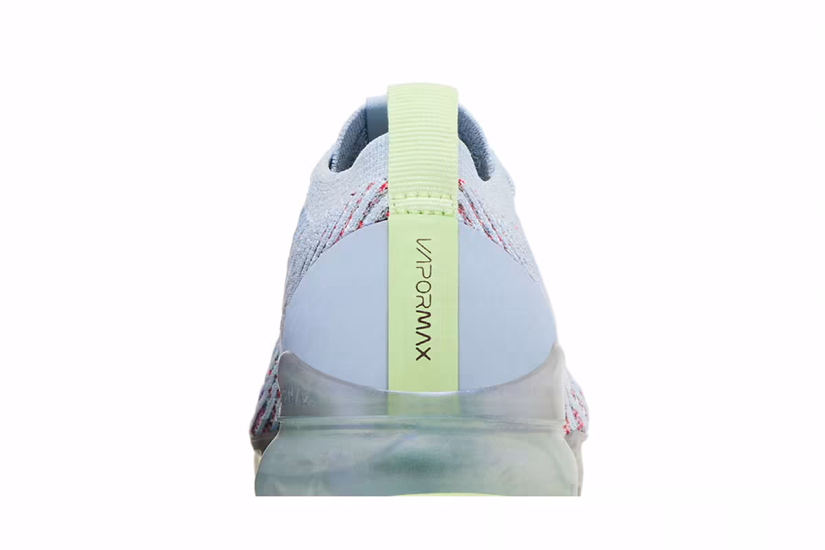 Nike Women's Air Vapormax Flyknit 3 Hydrogen Blue Volt, view 8