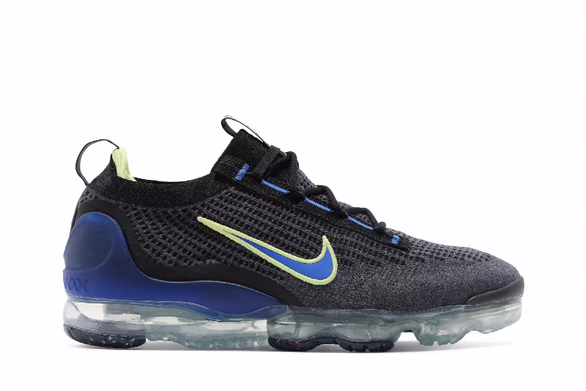 Nike Air Vapormax 2021 Flyknit Obsidian Light Lemon Twist, view 2