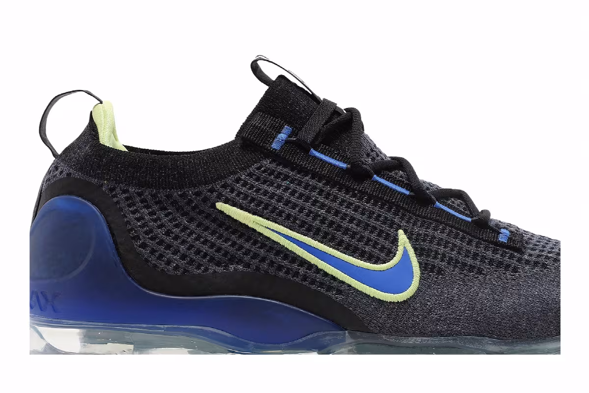 Nike Air Vapormax 2021 Flyknit Obsidian Light Lemon Twist, view 3