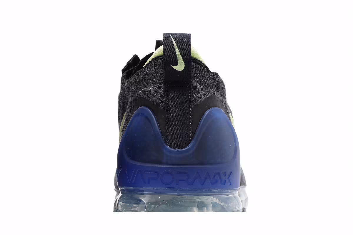 Nike Air Vapormax 2021 Flyknit Obsidian Light Lemon Twist, view 8
