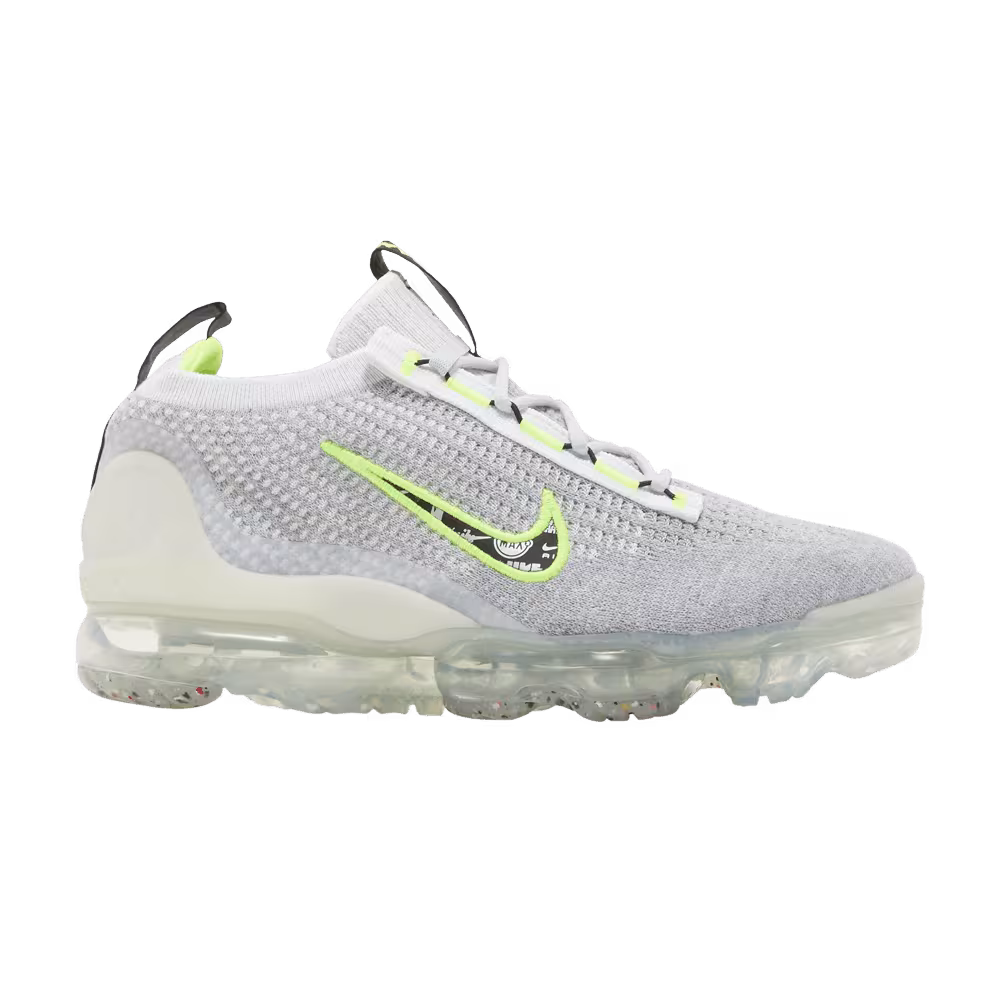 Nike Air VaporMax 2021 Flyknit GS Wolf Grey Volt