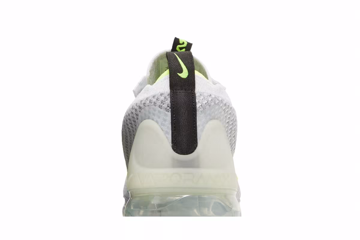 Nike Air VaporMax 2021 Flyknit GS Wolf Grey Volt, view 8