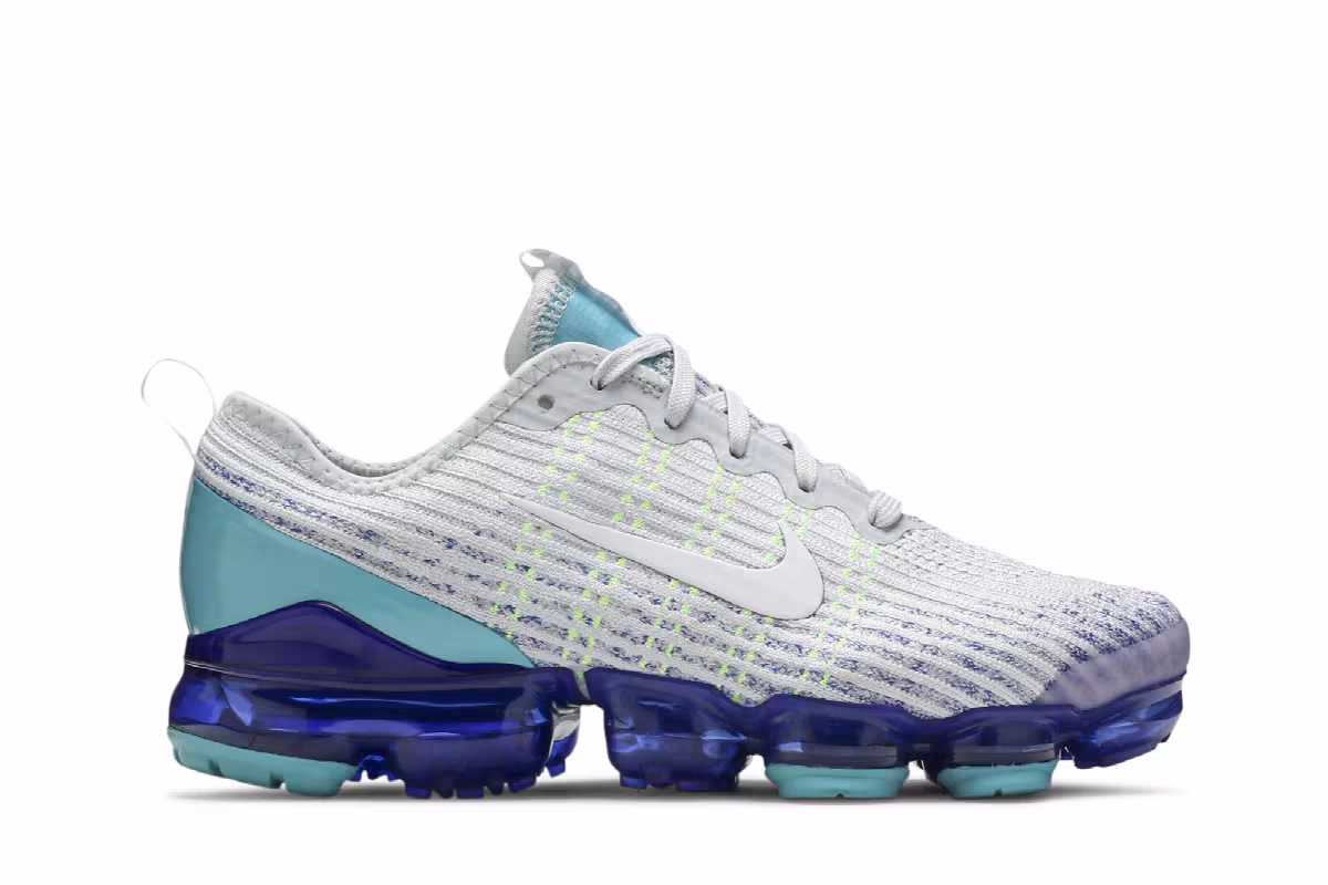 Nike Air VaporMax Flyknit 3 GS Oracle Aqua, view 2