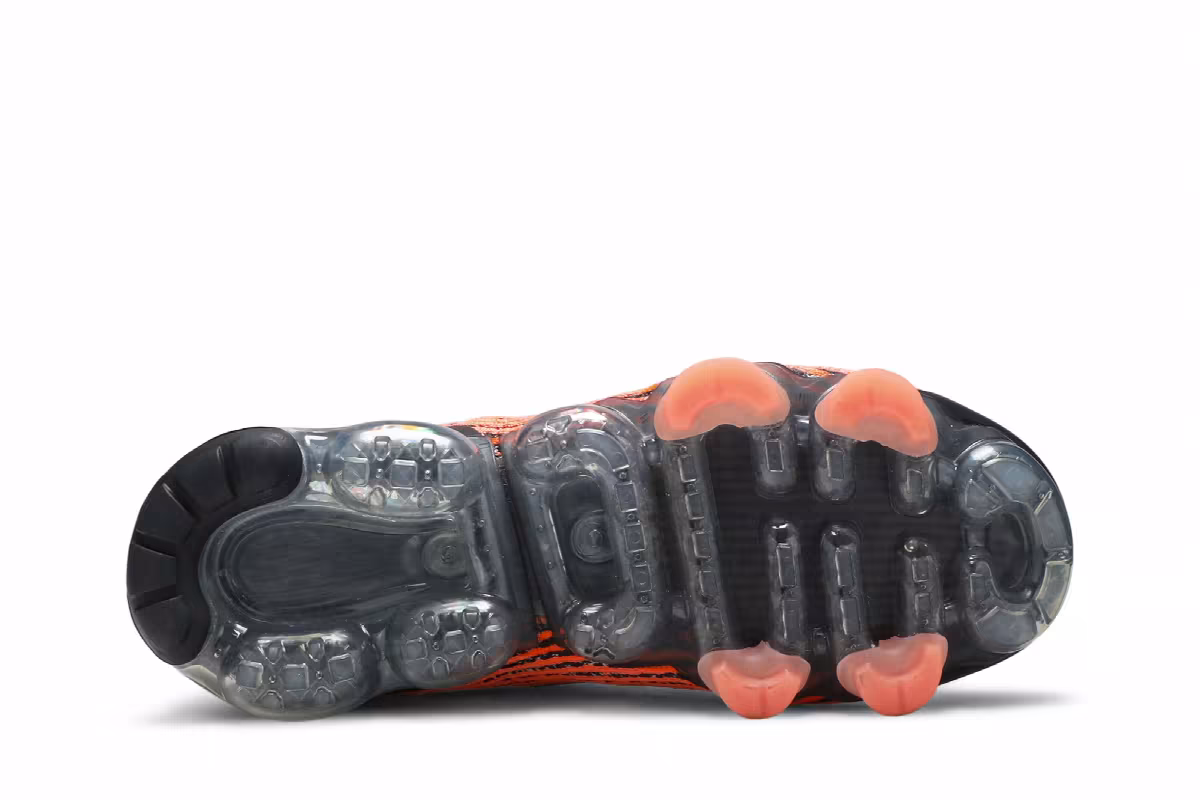 Nike Air VaporMax Flyknit 3 GS Bright Mango, view 5