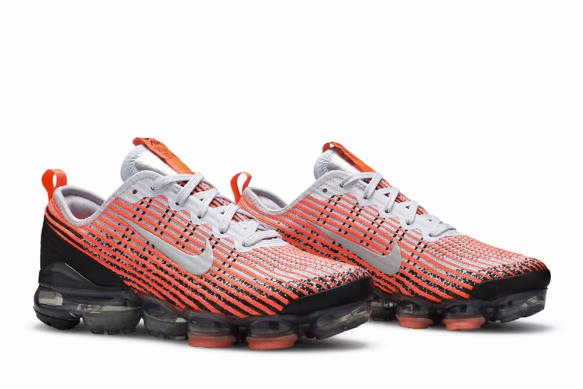 Nike Air VaporMax Flyknit 3 GS Bright Mango, view 9