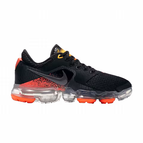 Nike Air VaporMax GS 'Black Total Crimson'