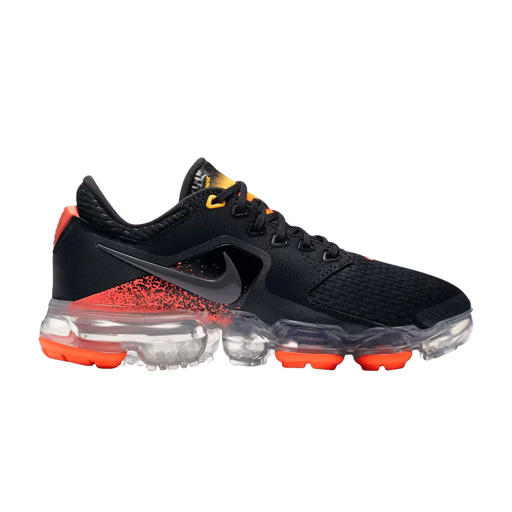 Nike Air VaporMax GS Black Total Crimson