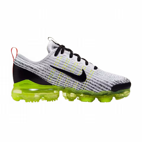 Nike Air VaporMax Flyknit 3 GS 'White Volt'