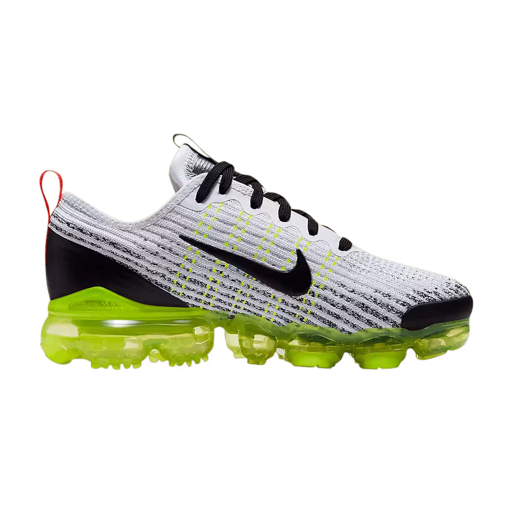 Nike Air VaporMax Flyknit 3 GS White Volt