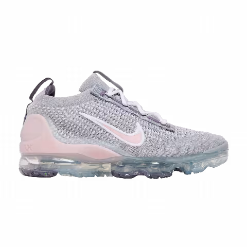 Nike Air VaporMax 2021 Flyknit GS 'Wolf Grey Pink Glaze'
