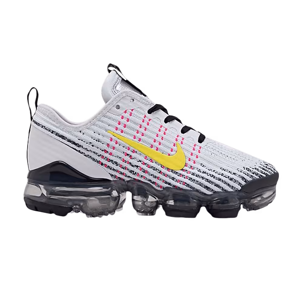 Nike Air VaporMax Flyknit 3 GS White Dynamic Yellow