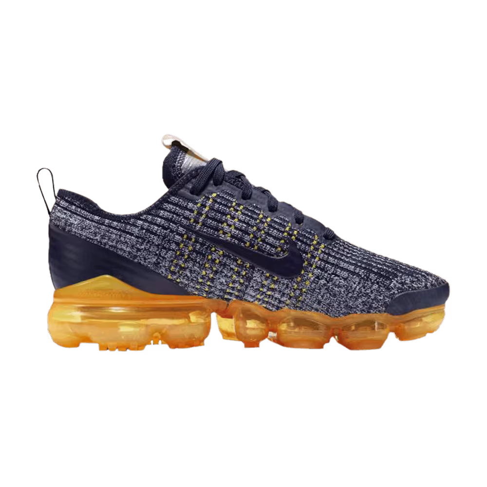 Nike Air VaporMax Flyknit 3 GS College Navy Orange