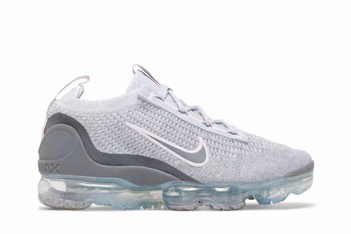 Nike Air VaporMax 2021 Flyknit GS Pure Platinum Pink Foam, view 2