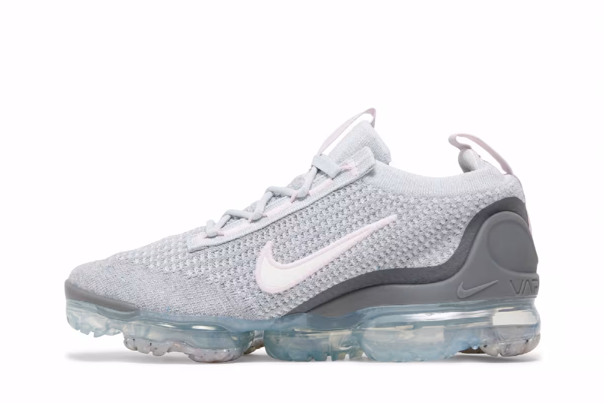 Nike Air VaporMax 2021 Flyknit GS Pure Platinum Pink Foam, view 4