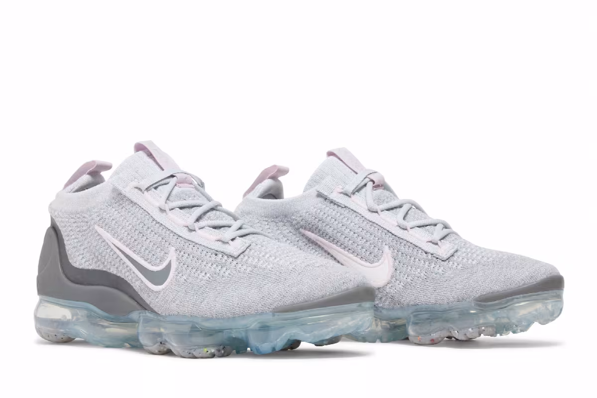 Nike Air VaporMax 2021 Flyknit GS Pure Platinum Pink Foam, view 9