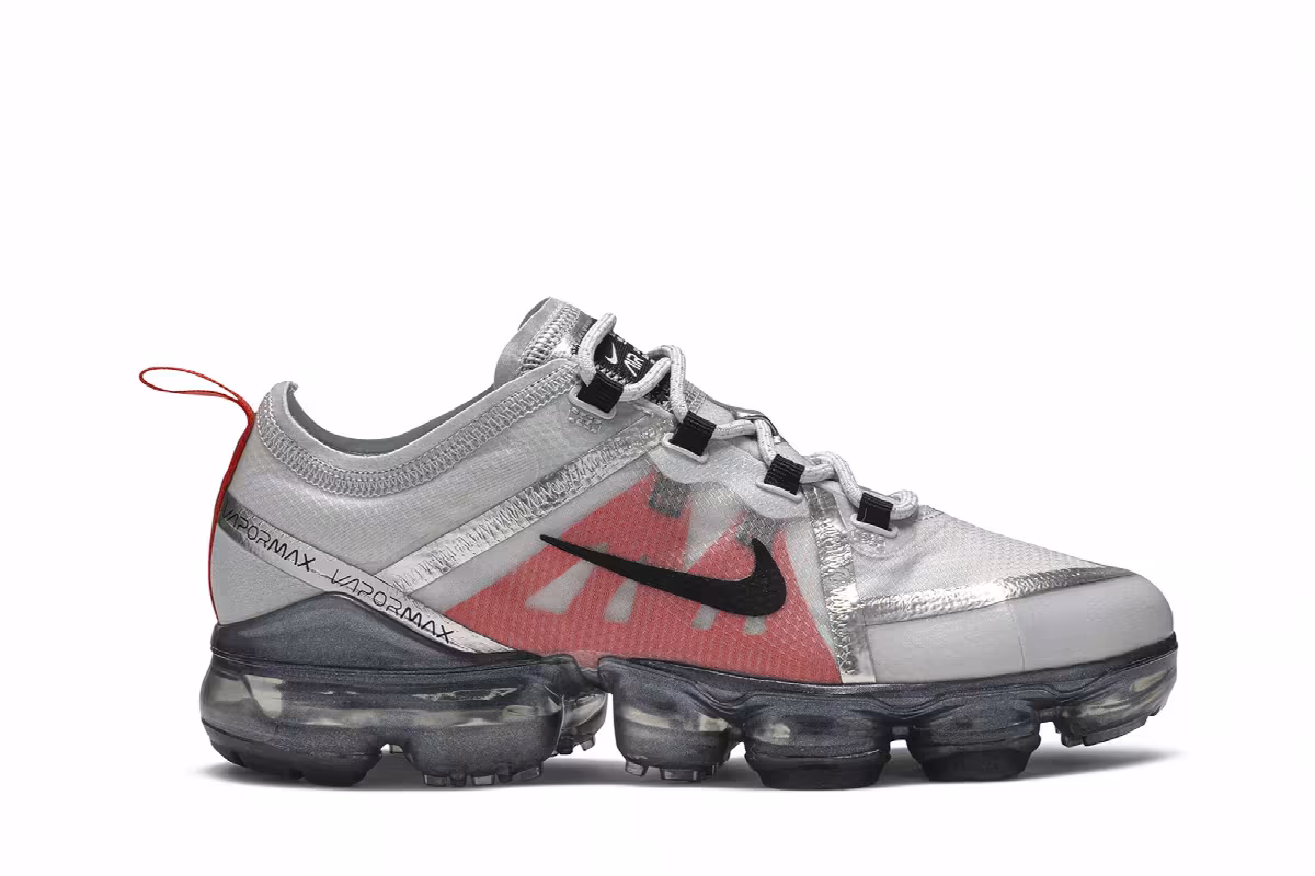 Nike Air VaporMax 2019 GS Platinum Orange, view 2