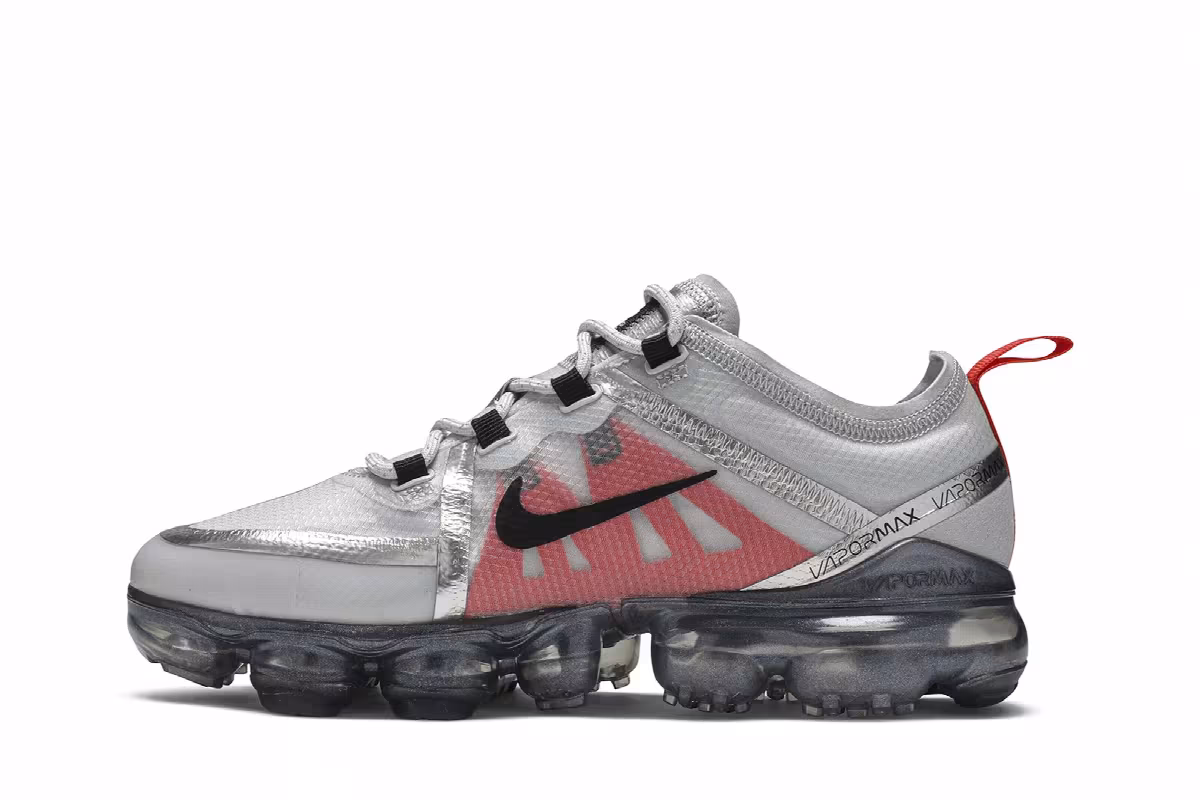 Nike Air VaporMax 2019 GS Platinum Orange, view 4