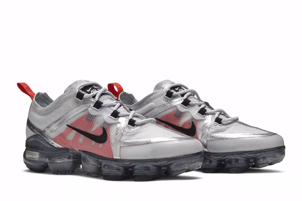 Nike Air VaporMax 2019 GS Platinum Orange, view 9
