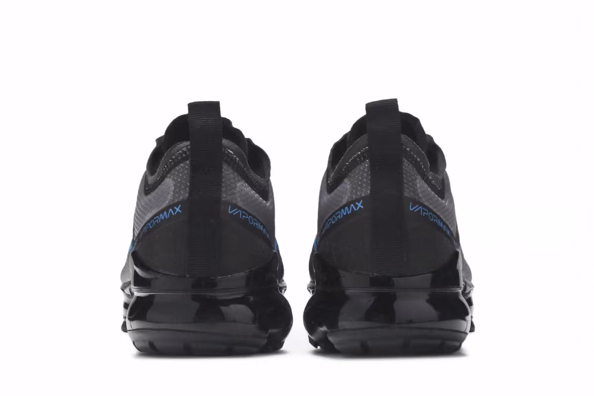 Nike VaporMax 2019 BG Black Imperial Blue, view 7