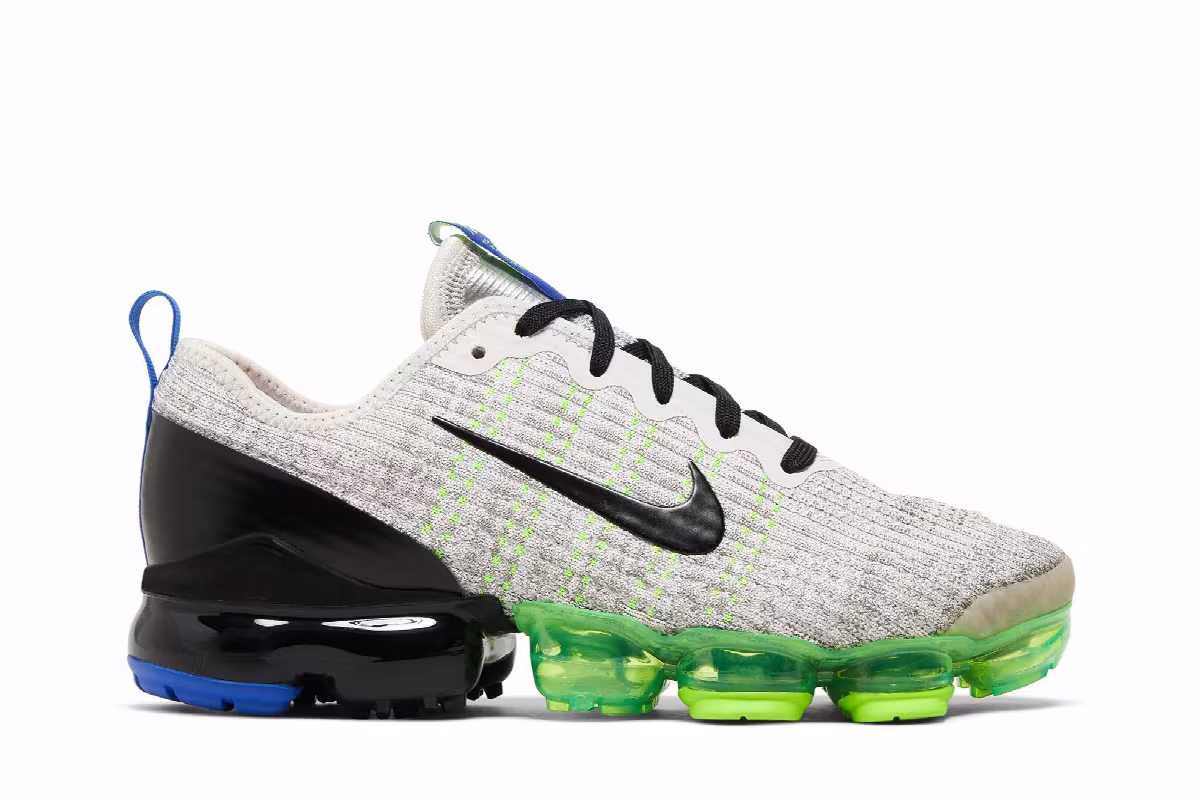 Nike Air VaporMax Flyknit 3 GS Vast Grey Stucco, view 2