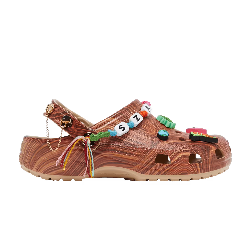 SZA x Crocs Women's Classic Clog Woodgrain