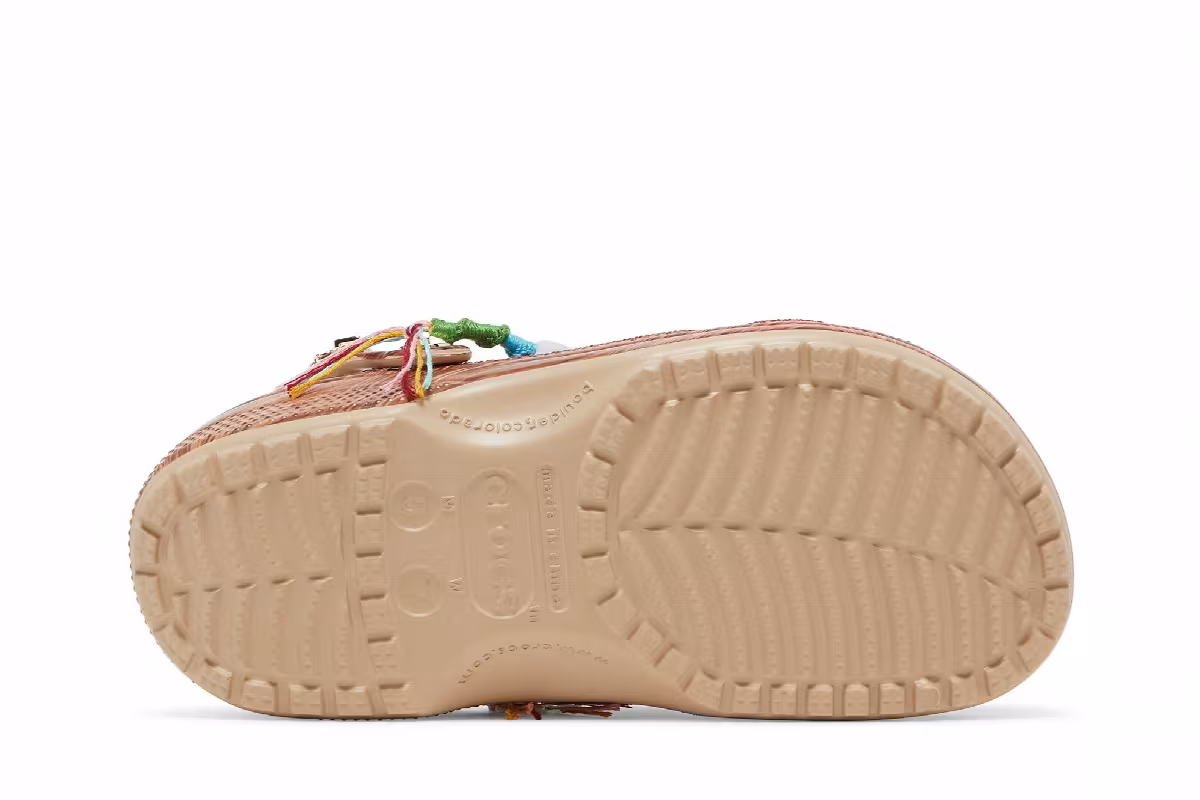 SZA x Crocs Women's Classic Clog Woodgrain, view 5