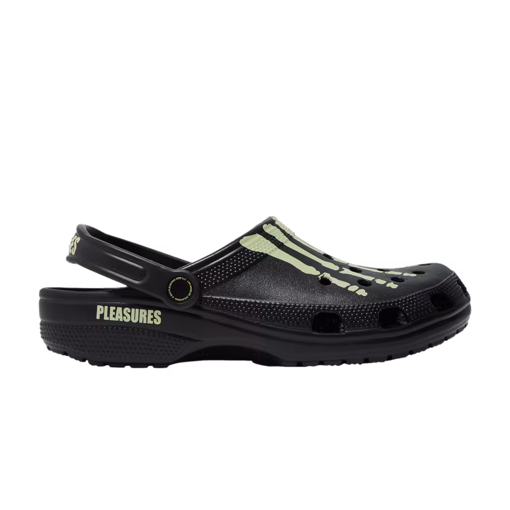 Pleasures x Crocs Classic Clog Skeleton - Glow in the Dark