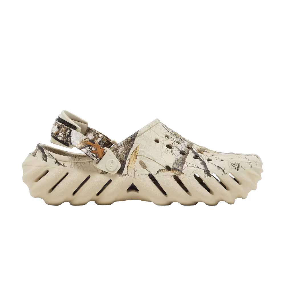 Realtree x Crocs Echo Clog Edge Camo - Bone