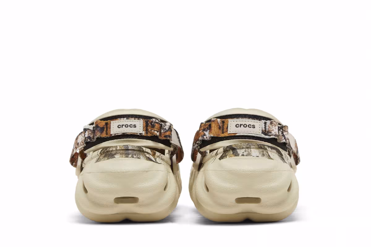Realtree x Crocs Echo Clog Edge Camo - Bone, view 7