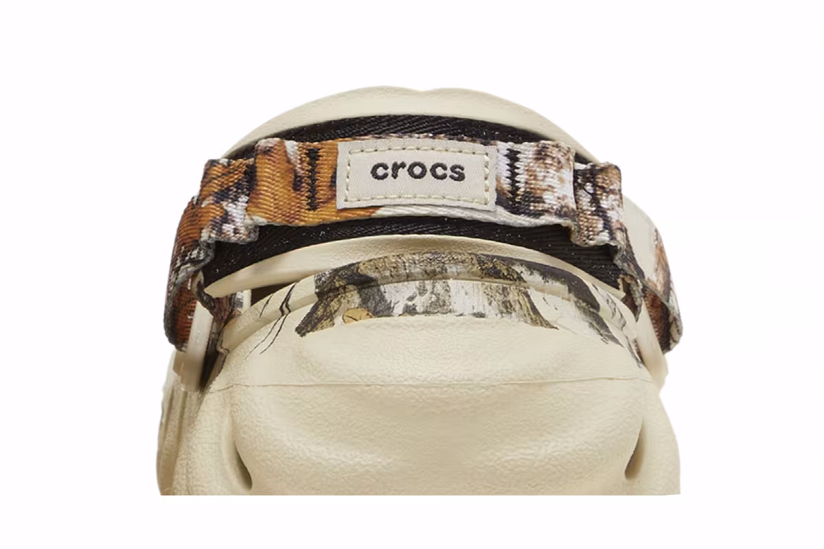 Realtree x Crocs Echo Clog Edge Camo - Bone, view 8