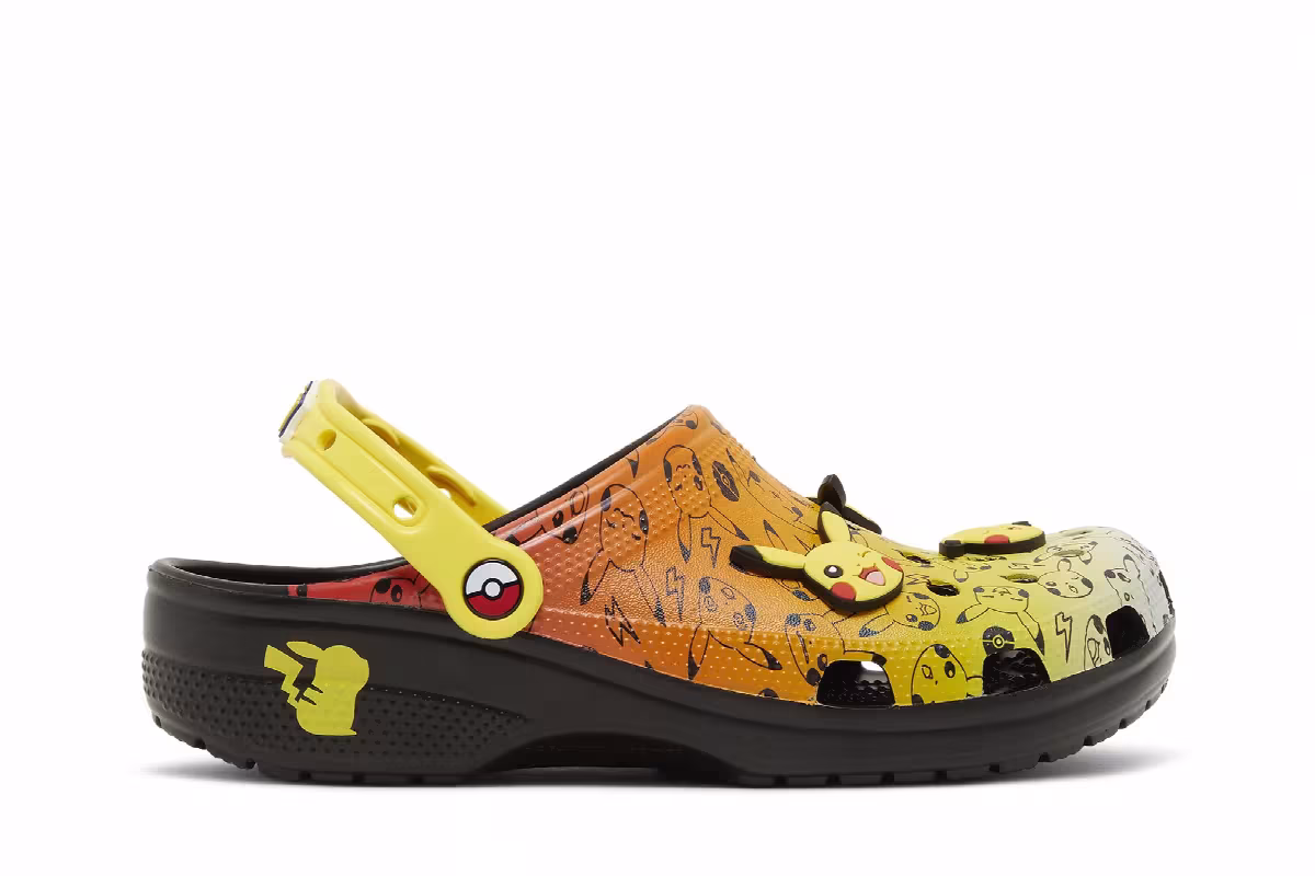Pokémon x Crocs Classic Clog Pikachu, view 2