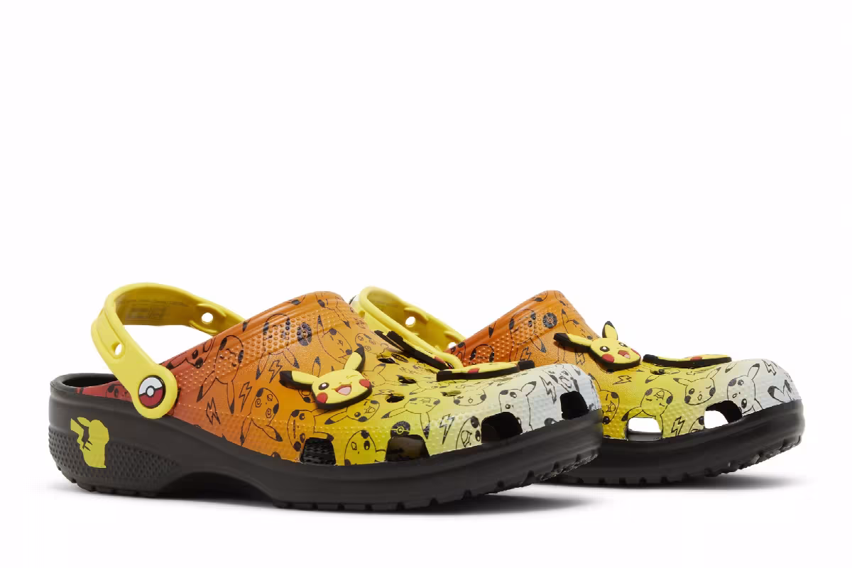 Pokémon x Crocs Classic Clog Pikachu, view 9
